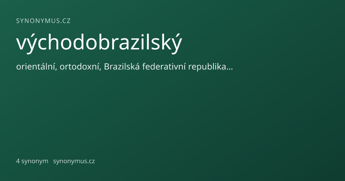 Náhled odkazu: východobrazilský