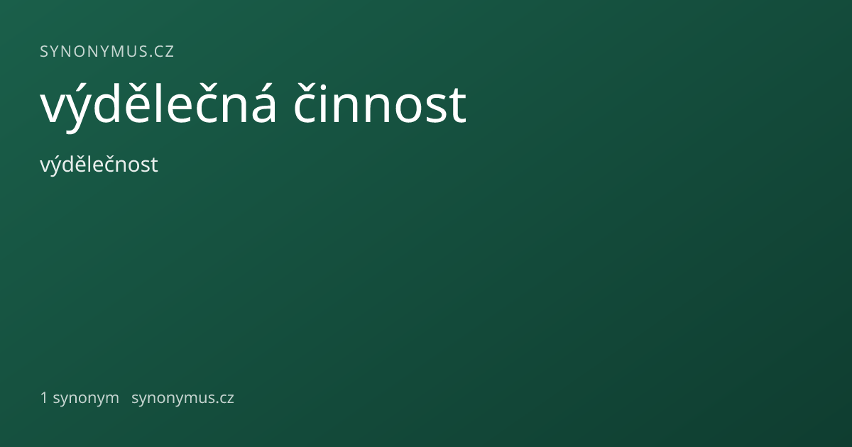 Náhled odkazu: výdělečná činnost