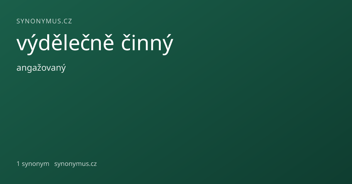 Náhled odkazu: výdělečně činný