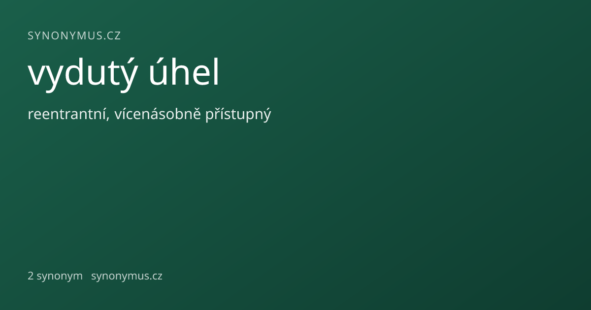 Náhled odkazu: vydutý úhel