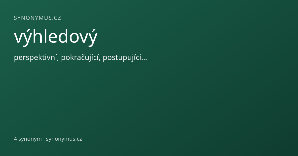 Náhled odkazu: výhledový