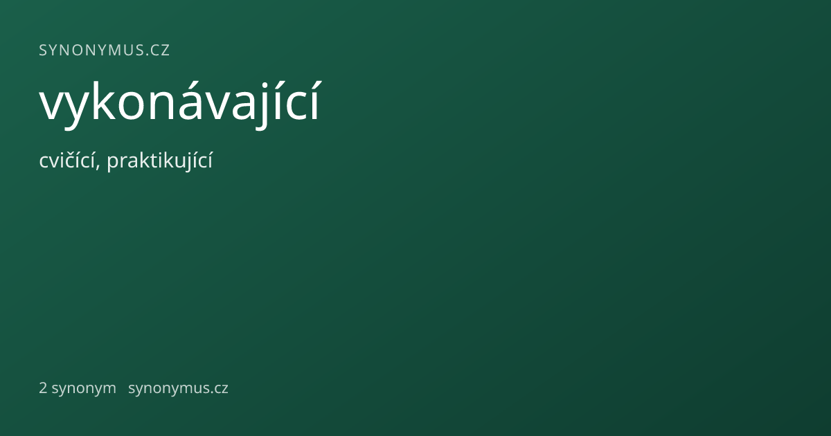Náhled odkazu: vykonávající