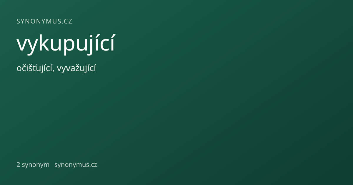 Náhled odkazu: vykupující