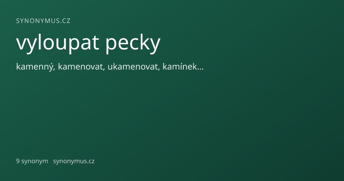 Náhled odkazu: vyloupat pecky