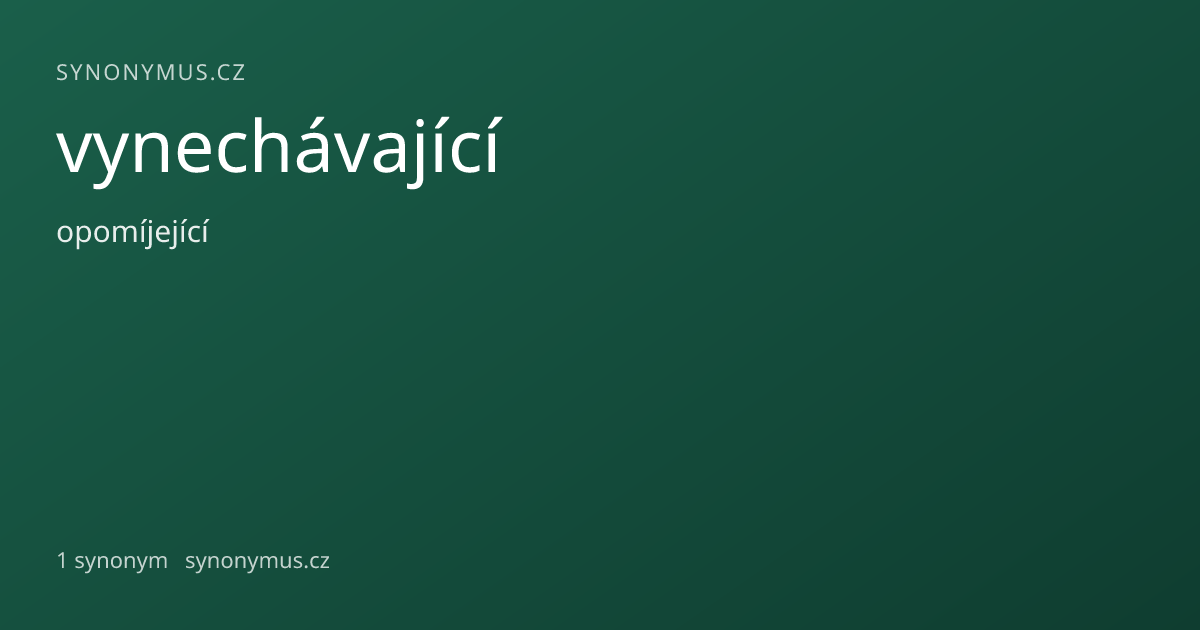 Náhled odkazu: vynechávající