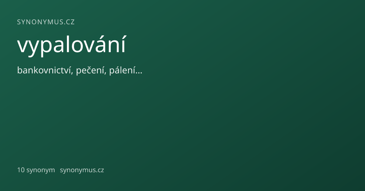 Náhled odkazu: vypalování