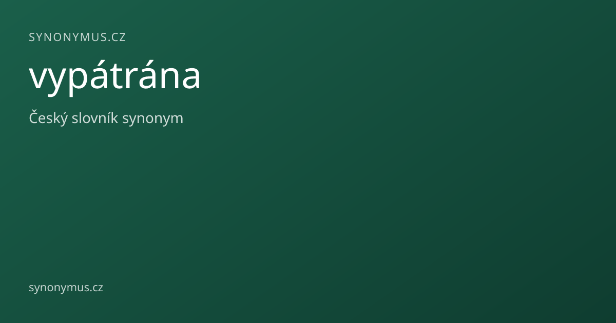 Náhled odkazu: vypátrána