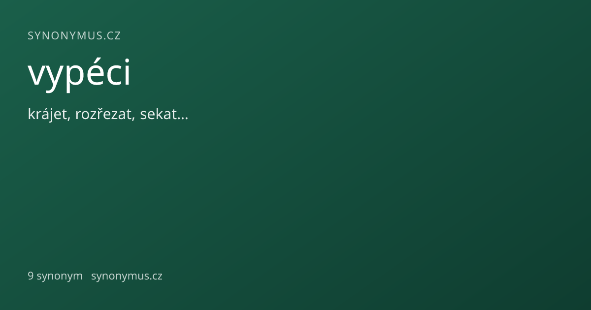 Náhled odkazu: vypéci