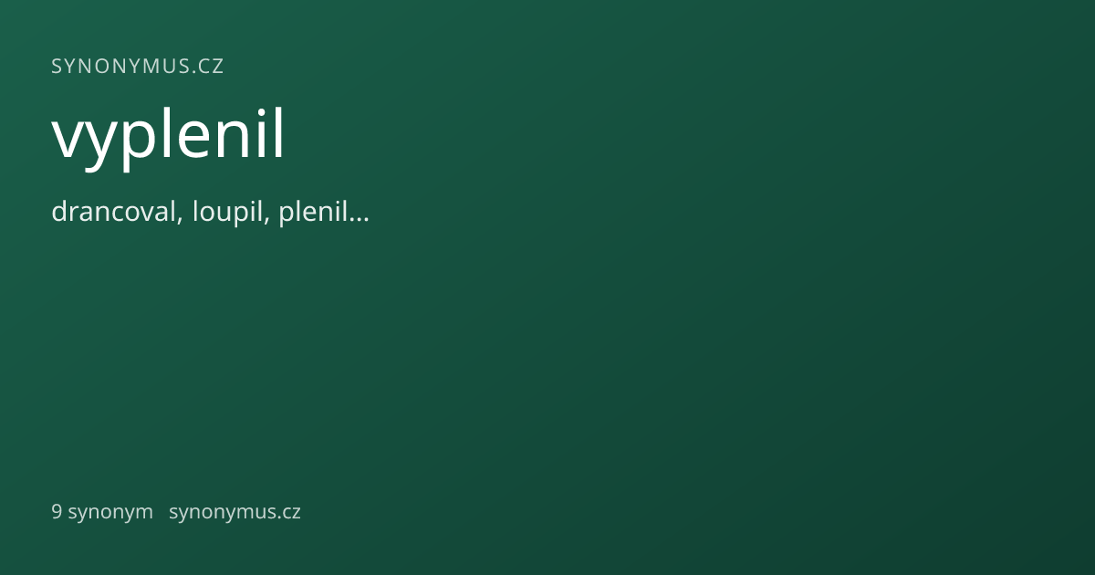 Náhled odkazu: vyplenil