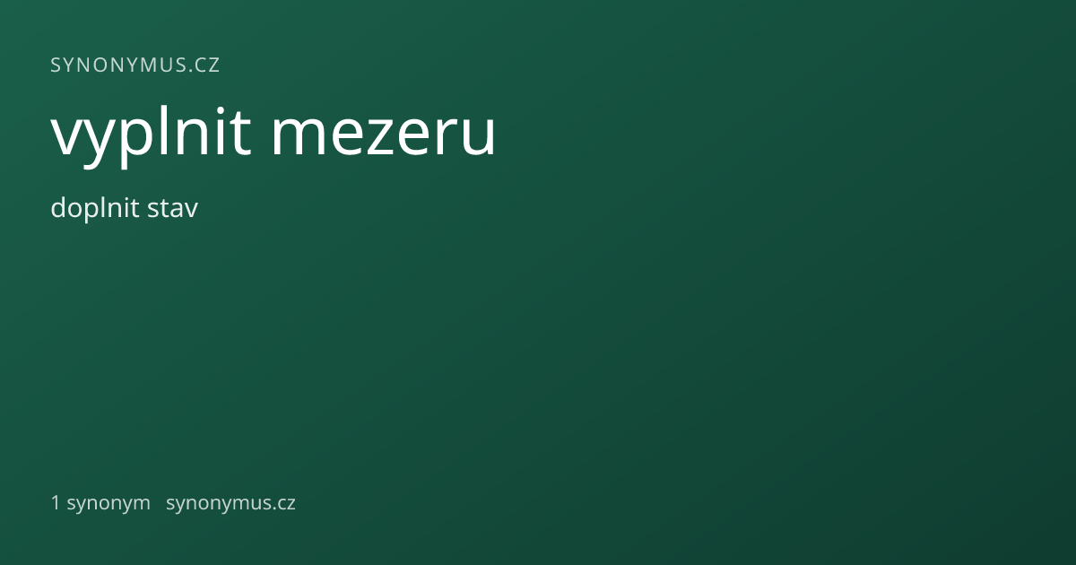 Náhled odkazu: vyplnit mezeru