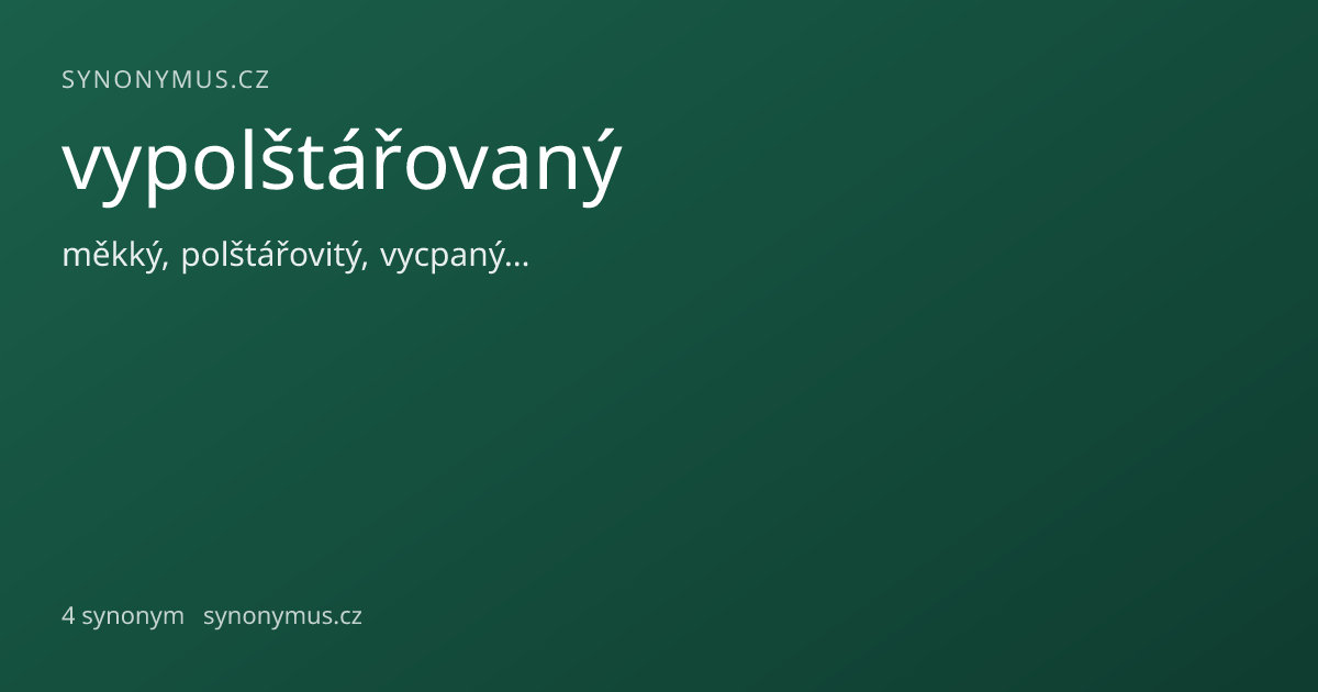 Náhled odkazu: vypolštářovaný