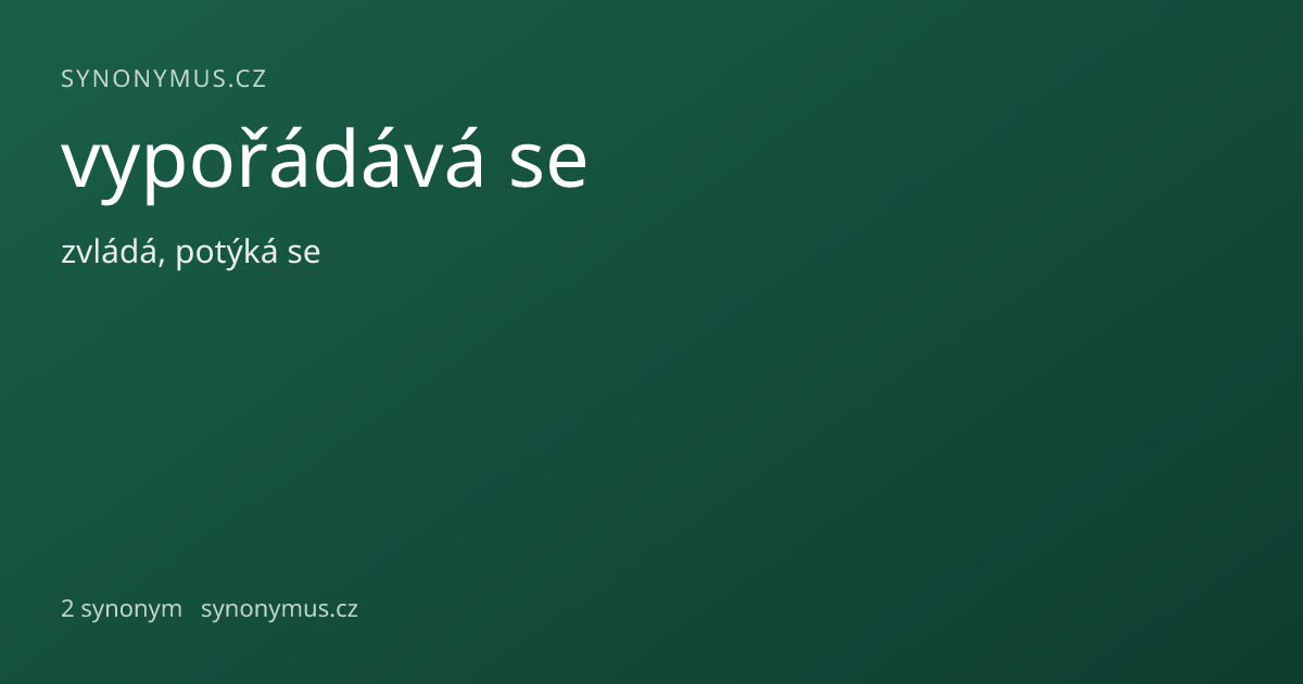Náhled odkazu: vypořádává se