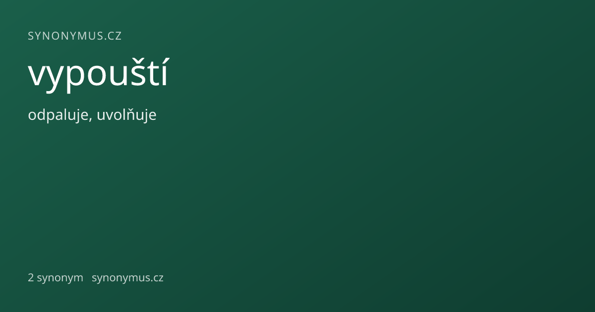 Náhled odkazu: vypouští