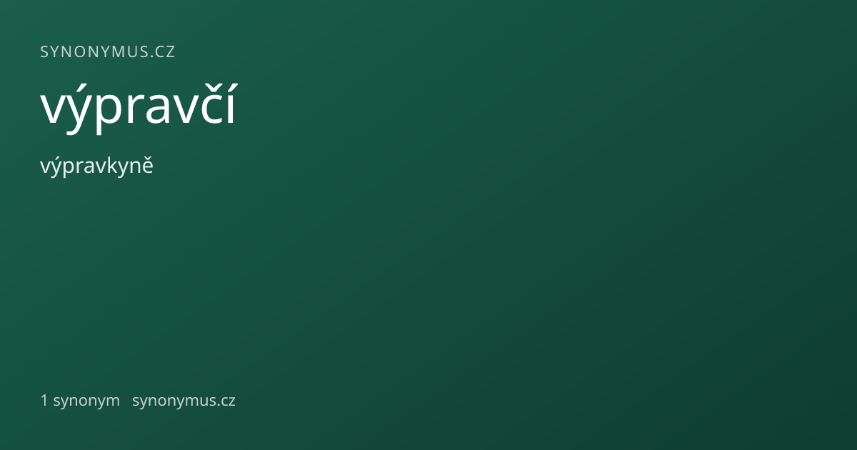 Náhled odkazu: výpravčí