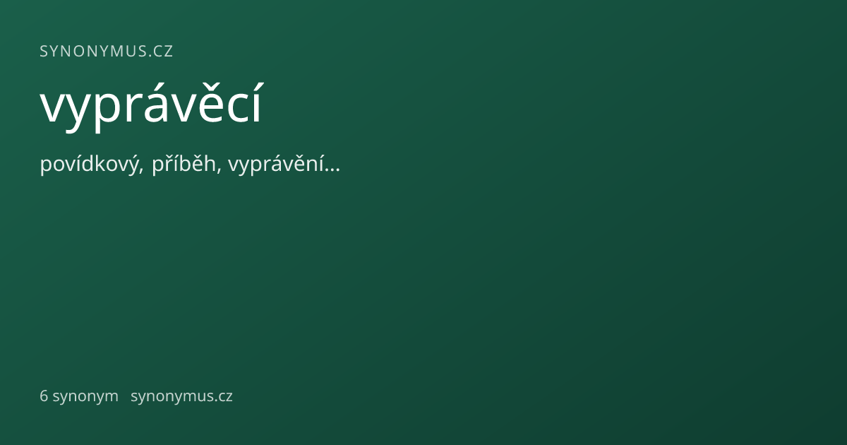 Náhled odkazu: vyprávěcí