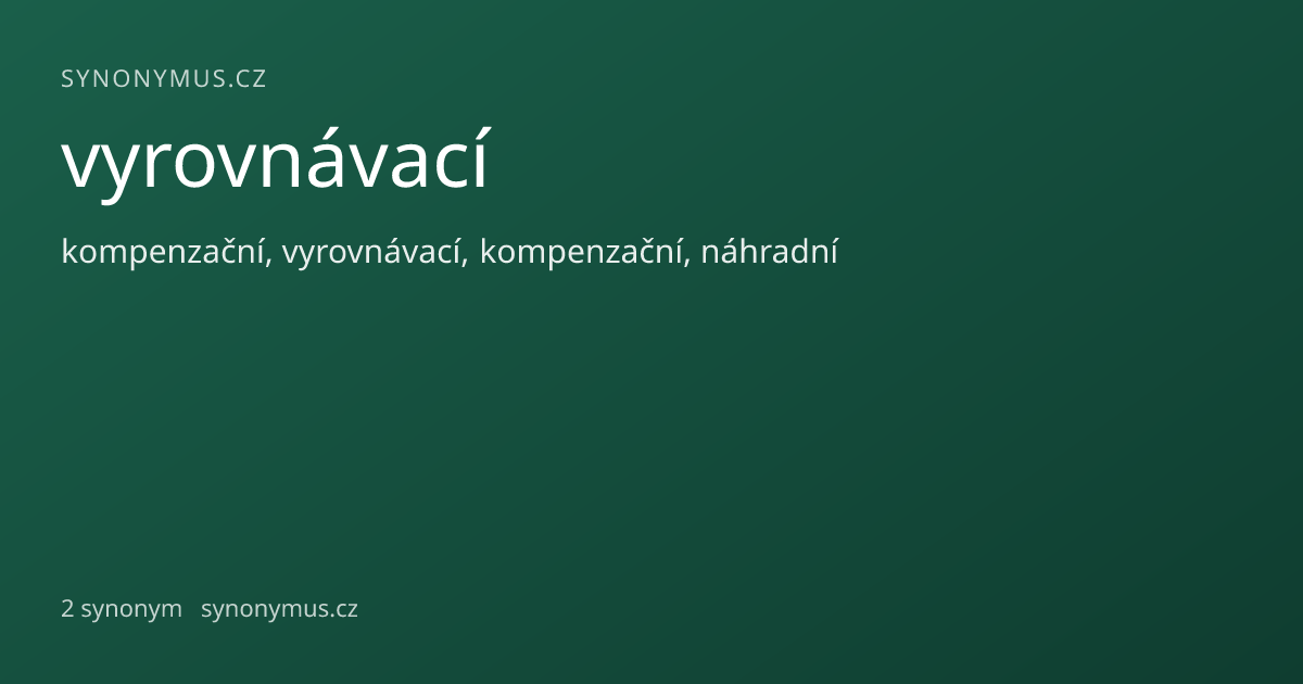 Náhled odkazu: vyrovnávací