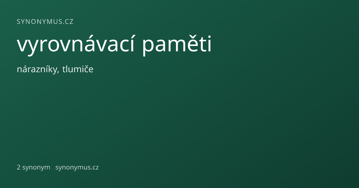 Náhled odkazu: vyrovnávací paměti