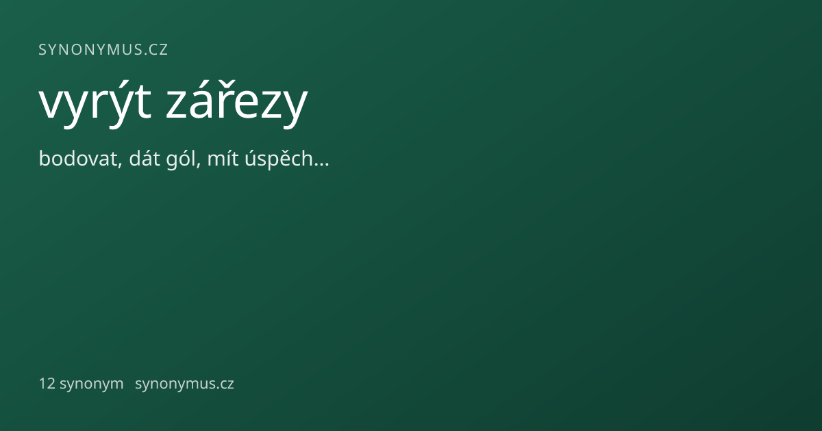 Náhled odkazu: vyrýt zářezy