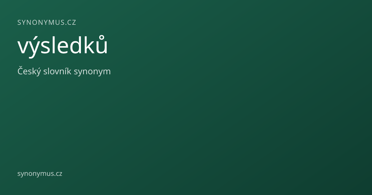 Náhled odkazu: výsledků
