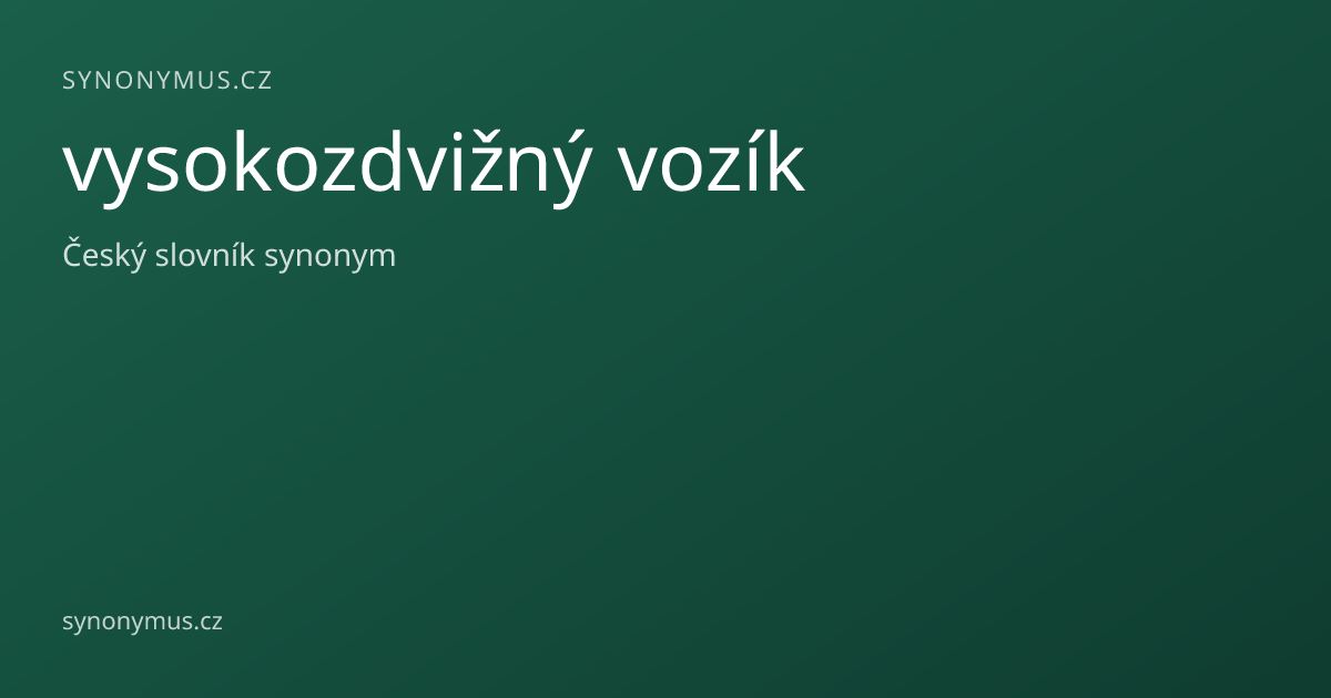 Náhled odkazu: vysokozdvižný vozík