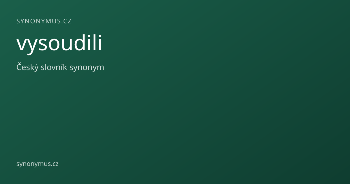 Náhled odkazu: vysoudili