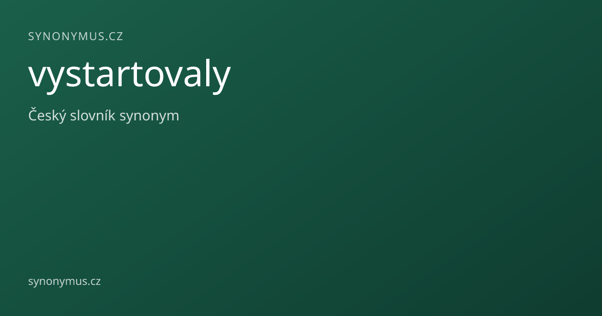 Náhled odkazu: vystartovaly