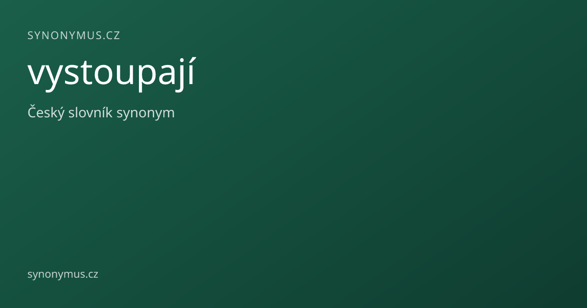 Náhled odkazu: vystoupají