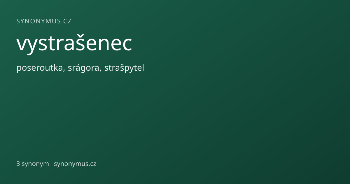 Náhled odkazu: vystrašenec