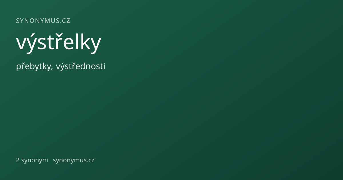 Náhled odkazu: výstřelky