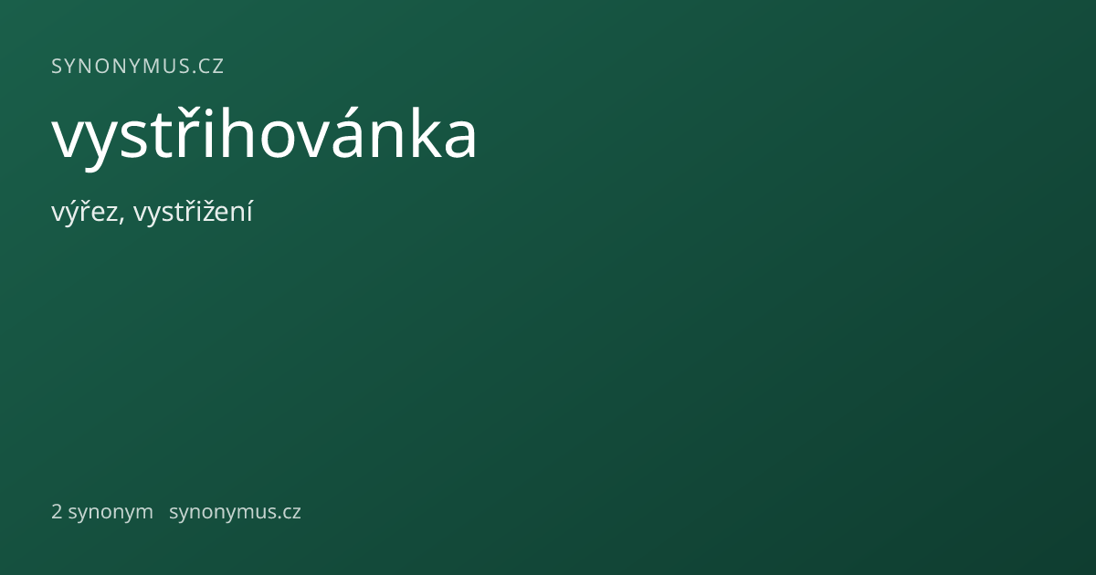 Náhled odkazu: vystřihovánka