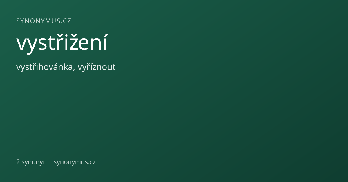 Náhled odkazu: vystřižení
