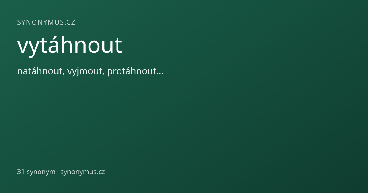 Náhled odkazu: vytáhnout