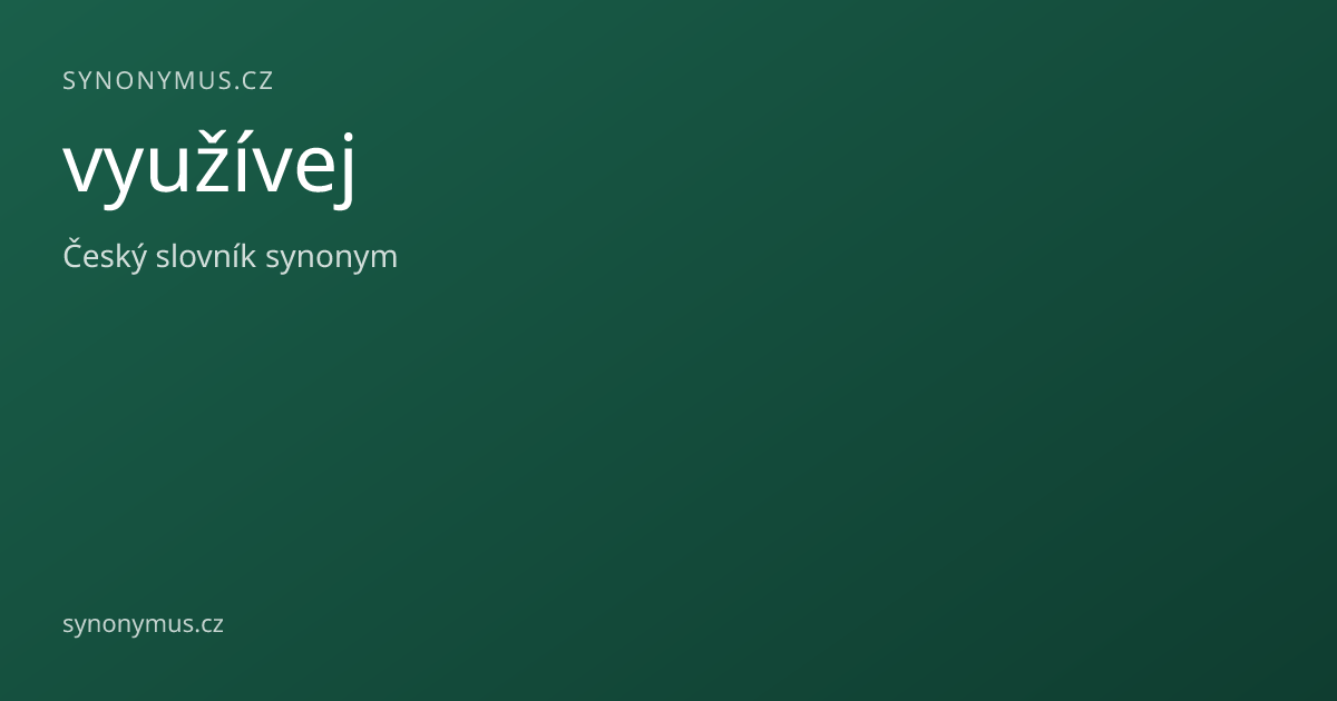 Náhled odkazu: využívej