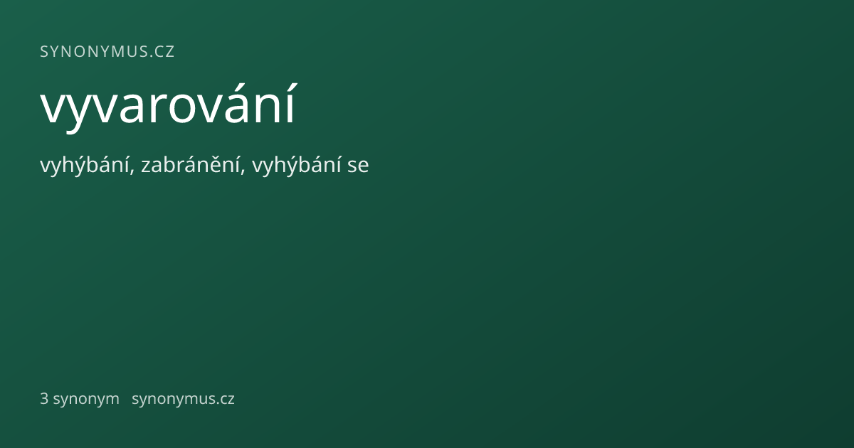 Náhled odkazu: vyvarování