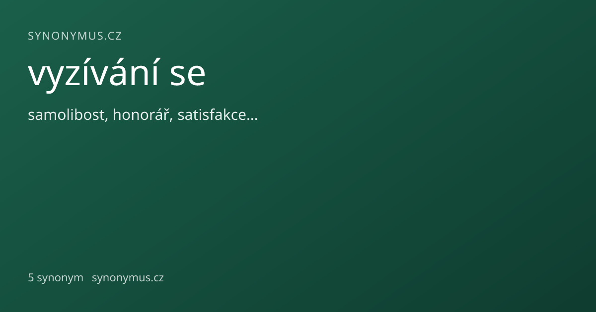 Náhled odkazu: vyzívání se