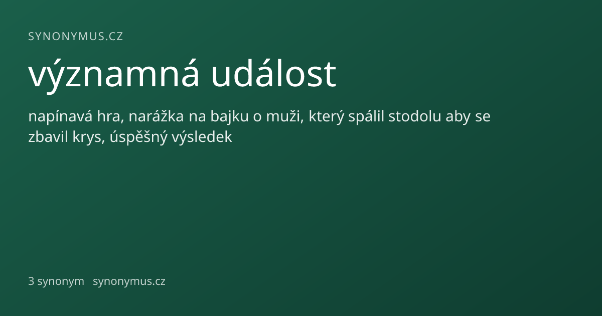 Náhled odkazu: významná událost
