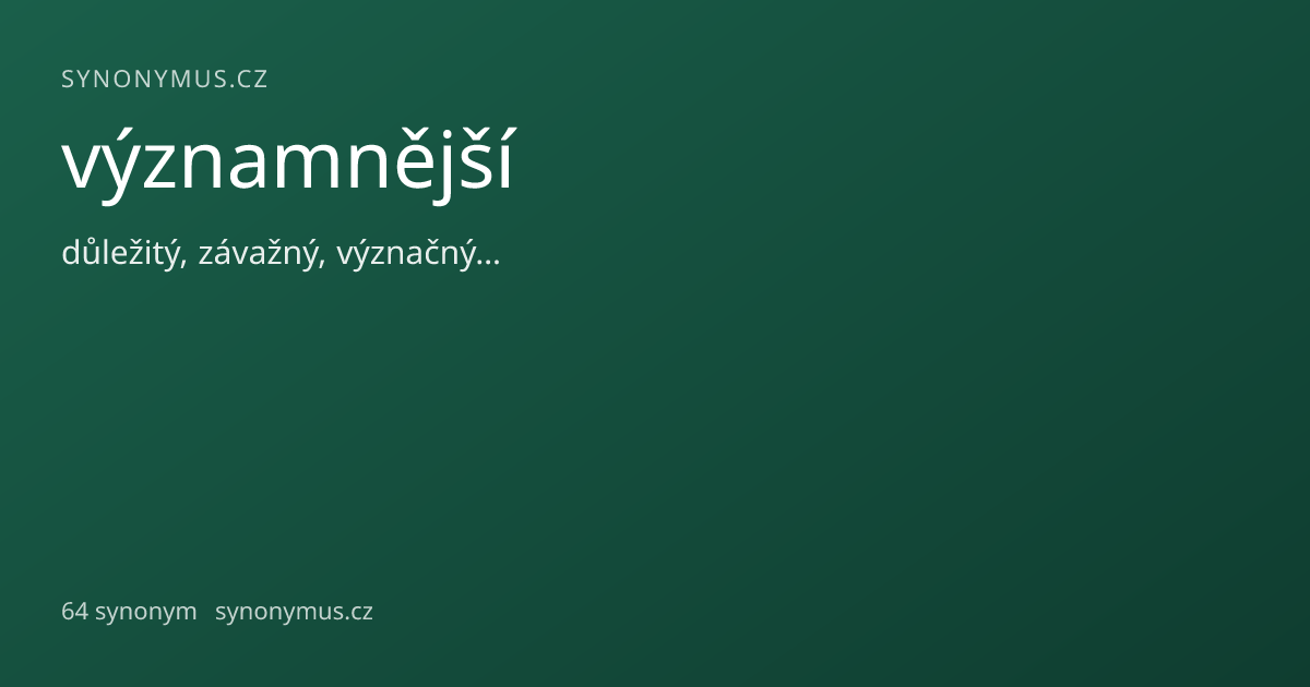 Náhled odkazu: významnější