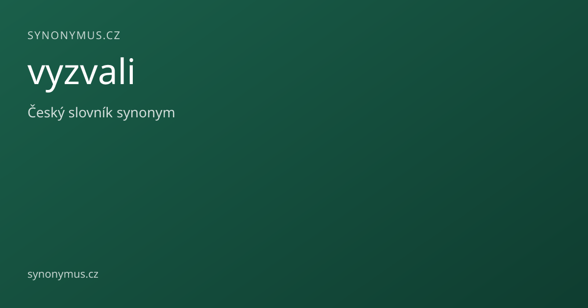 Náhled odkazu: vyzvali