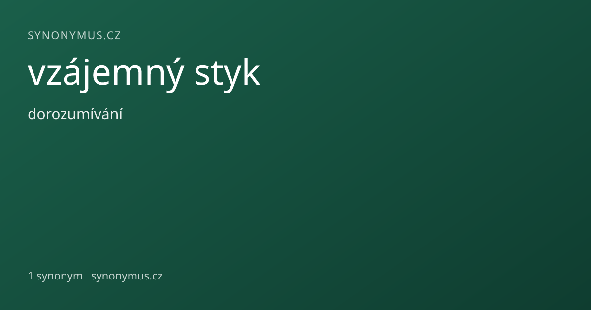Náhled odkazu: vzájemný styk