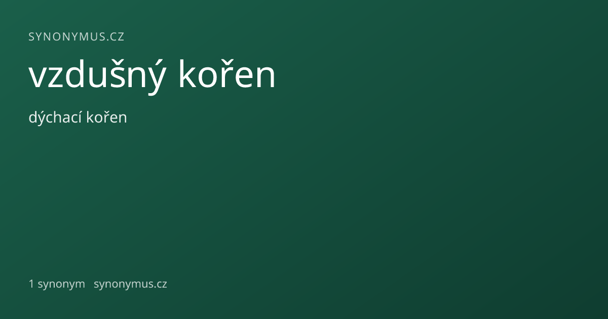 Náhled odkazu: vzdušný kořen