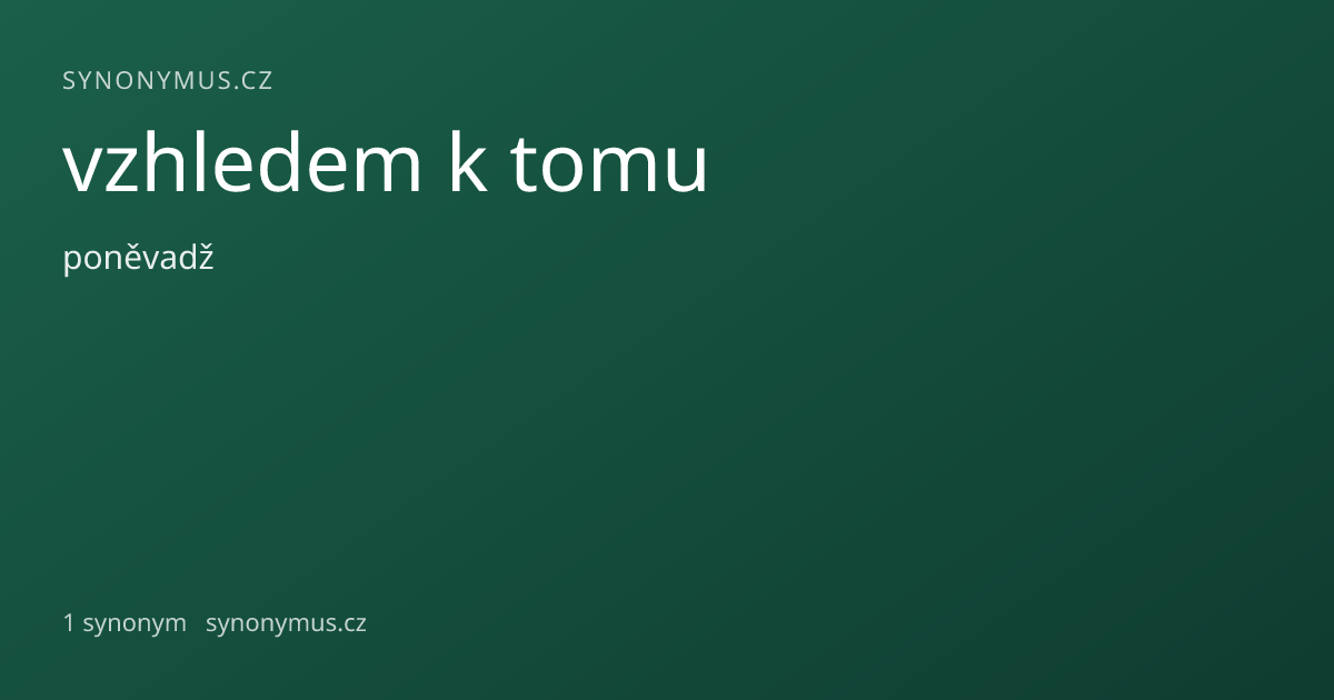 Náhled odkazu: vzhledem k tomu