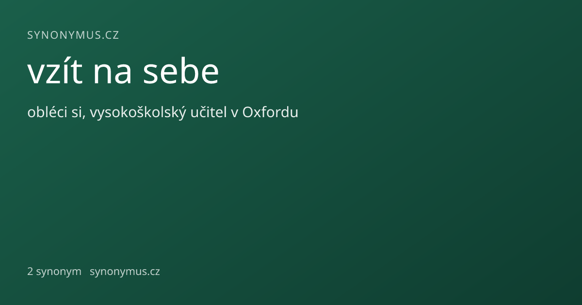 Náhled odkazu: vzít na sebe