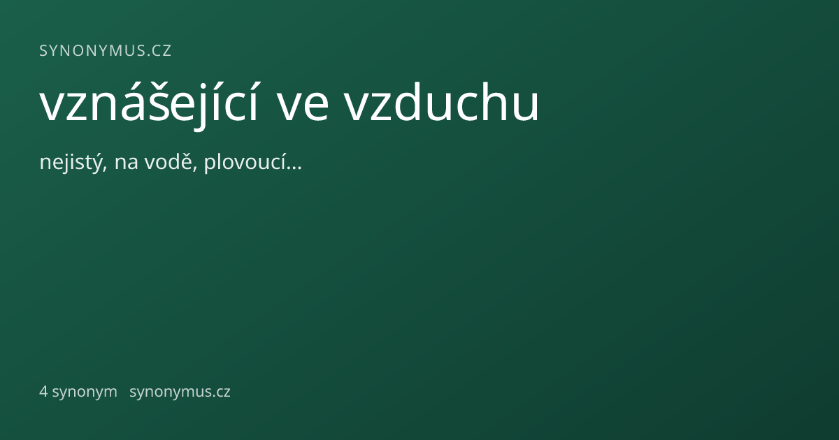 Náhled odkazu: vznášející ve vzduchu