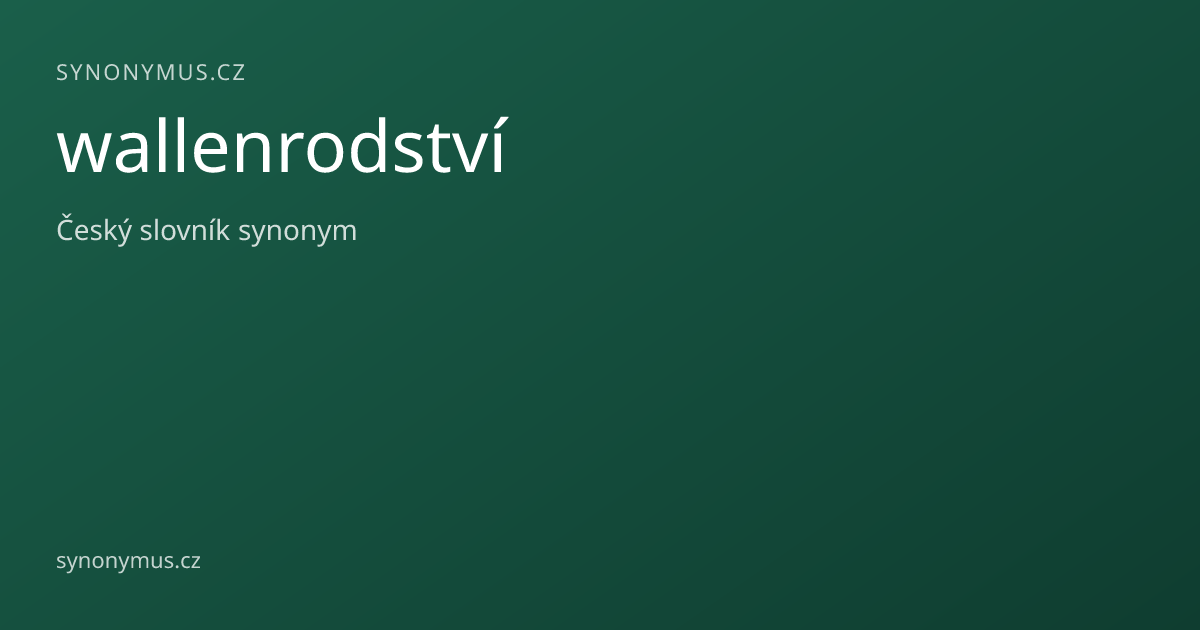 Náhled odkazu: wallenrodství