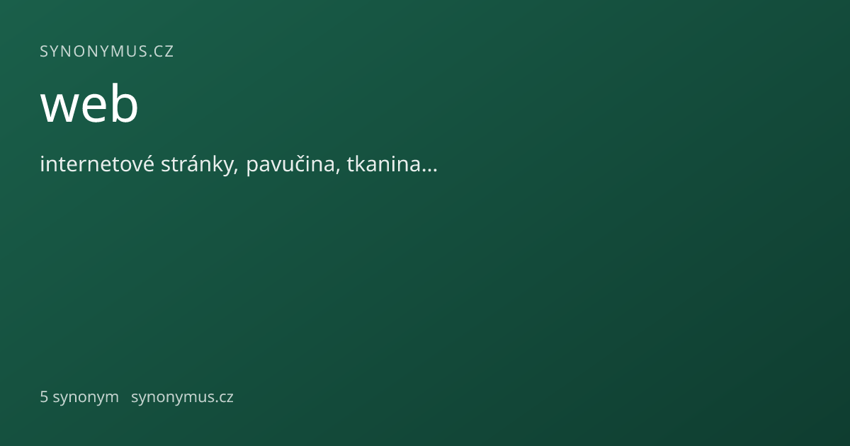 Náhled odkazu: web