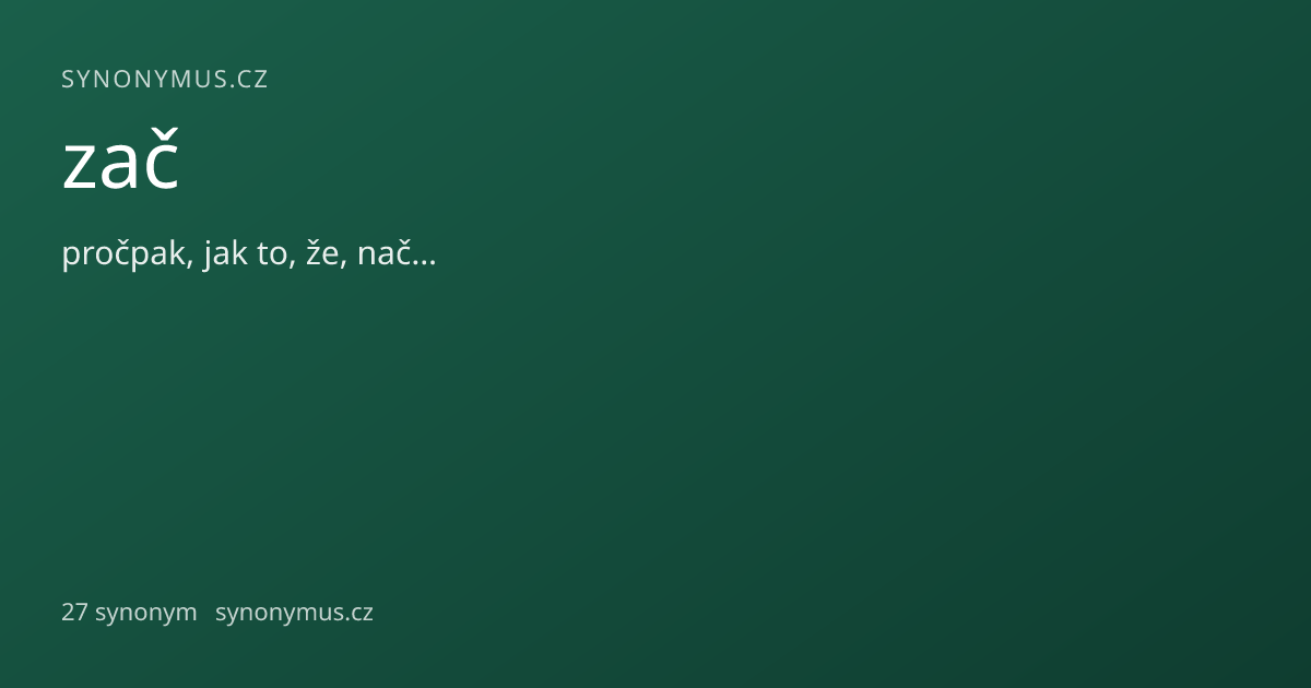 Náhled odkazu: zač