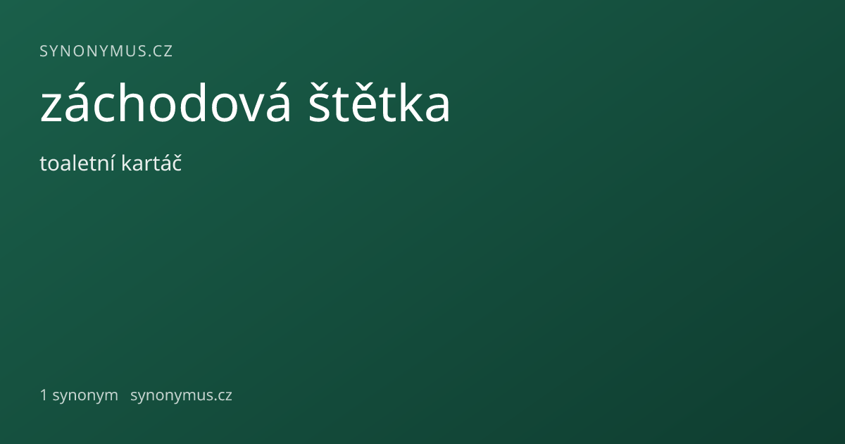 Náhled odkazu: záchodová štětka
