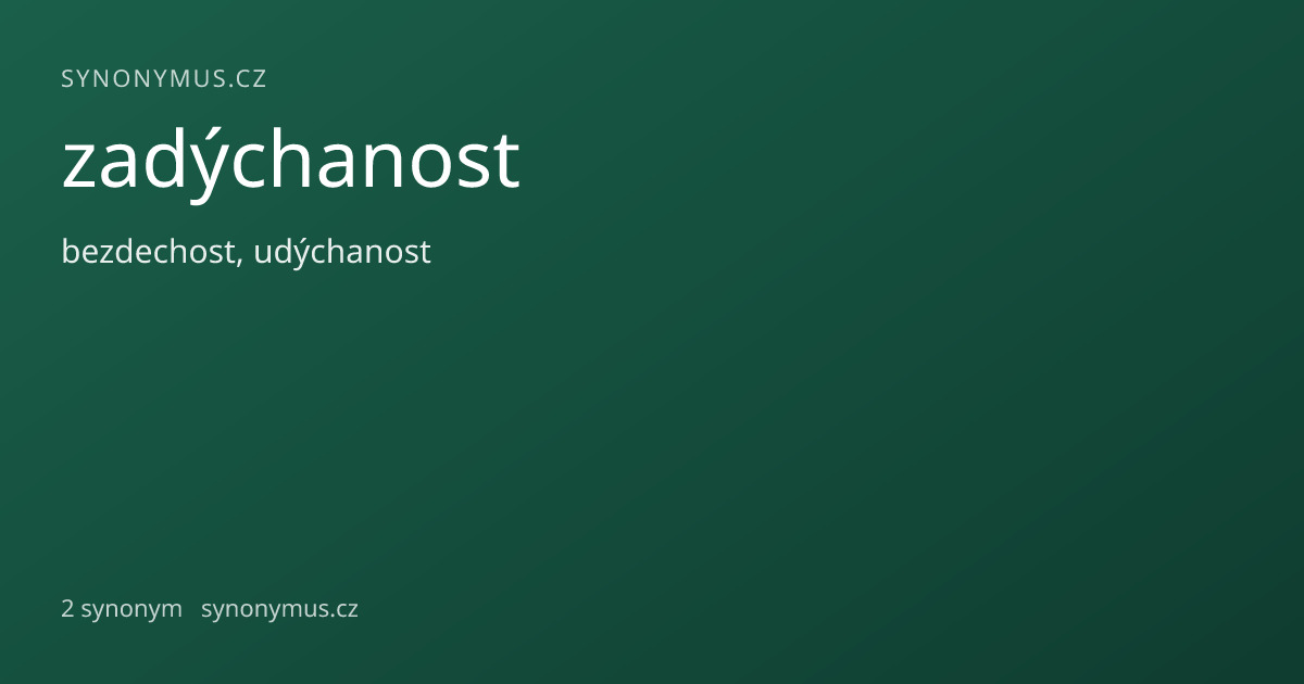 Náhled odkazu: zadýchanost
