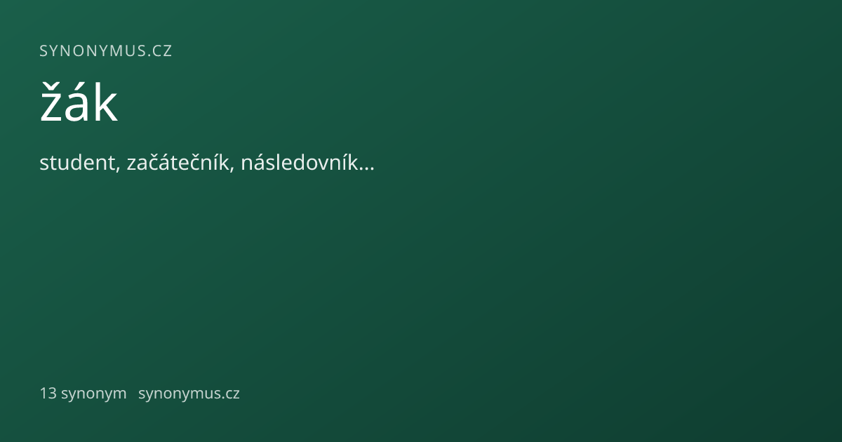 Náhled odkazu: žák