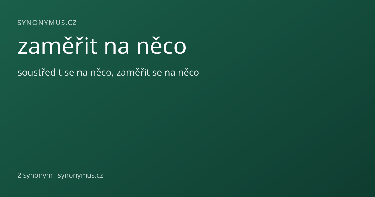 Náhled odkazu: zaměřit na něco